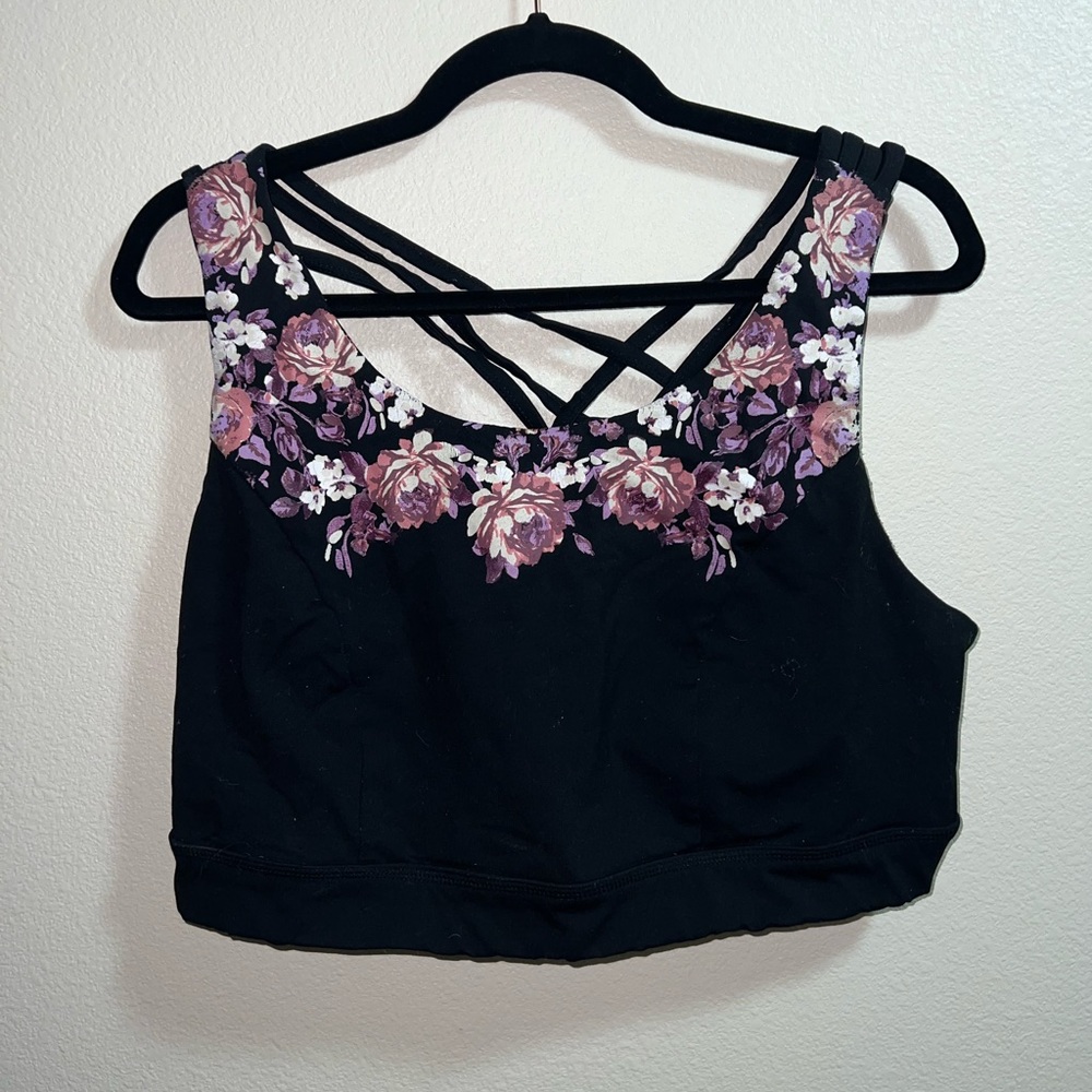 Torrid Floral Sports Bra
